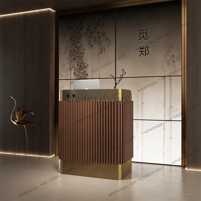 

Design Organizers Reception Desks Display Executive Restaurant Hotel Industrial Reception Desks Modern Bureau Lounge Furniture