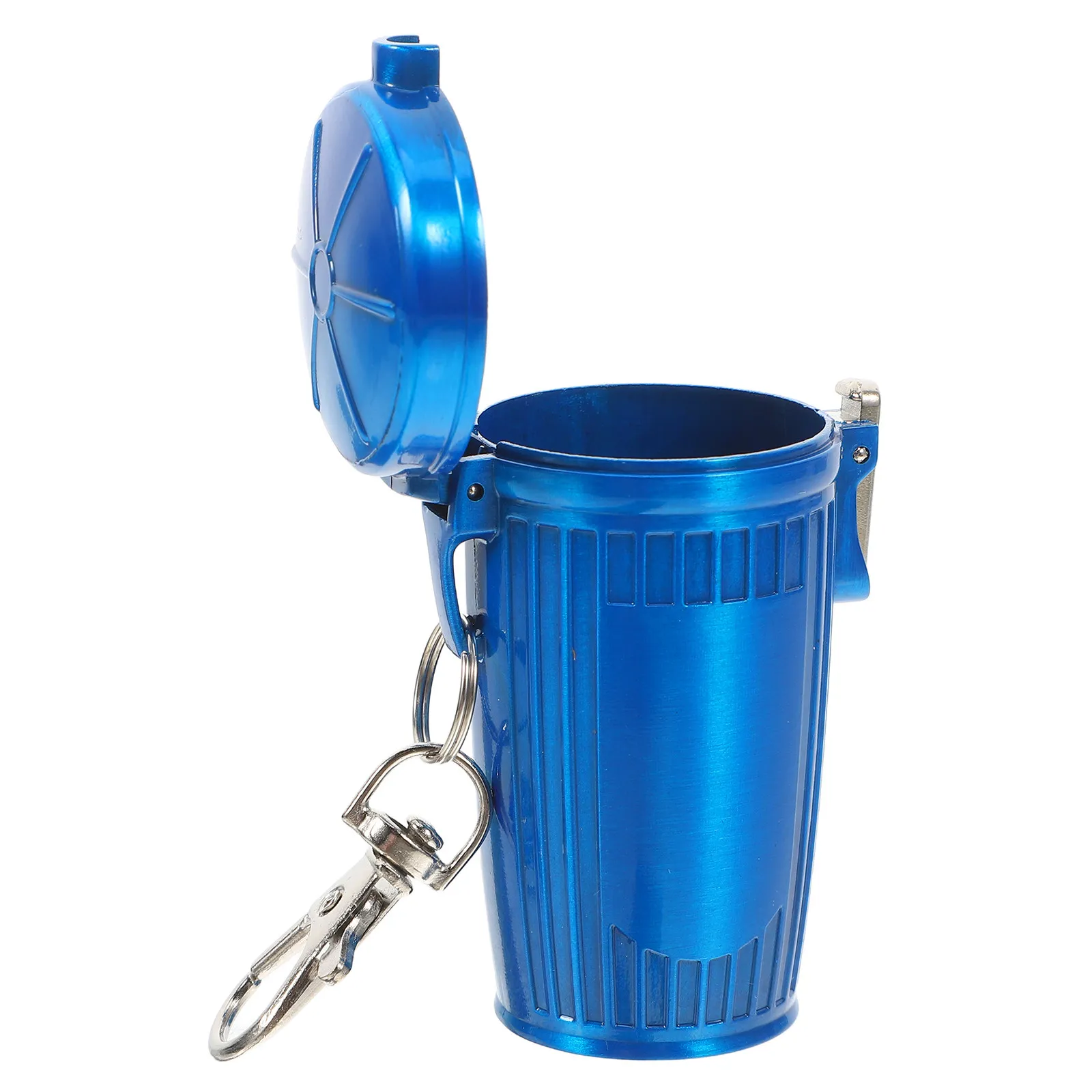 Ash Tray with Lid Ashtray Bin Keychain Cigarette for Wallet Outdoors outside Patio Purse