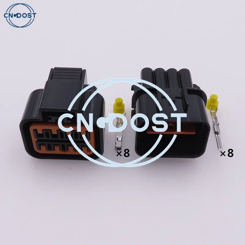 1 Set 8 Pin PB625-08027 PB621-08020 Car Vehicle Socket Automotive AC Assembly Plug Lamp Headlight Connector For Audi BMW Ford