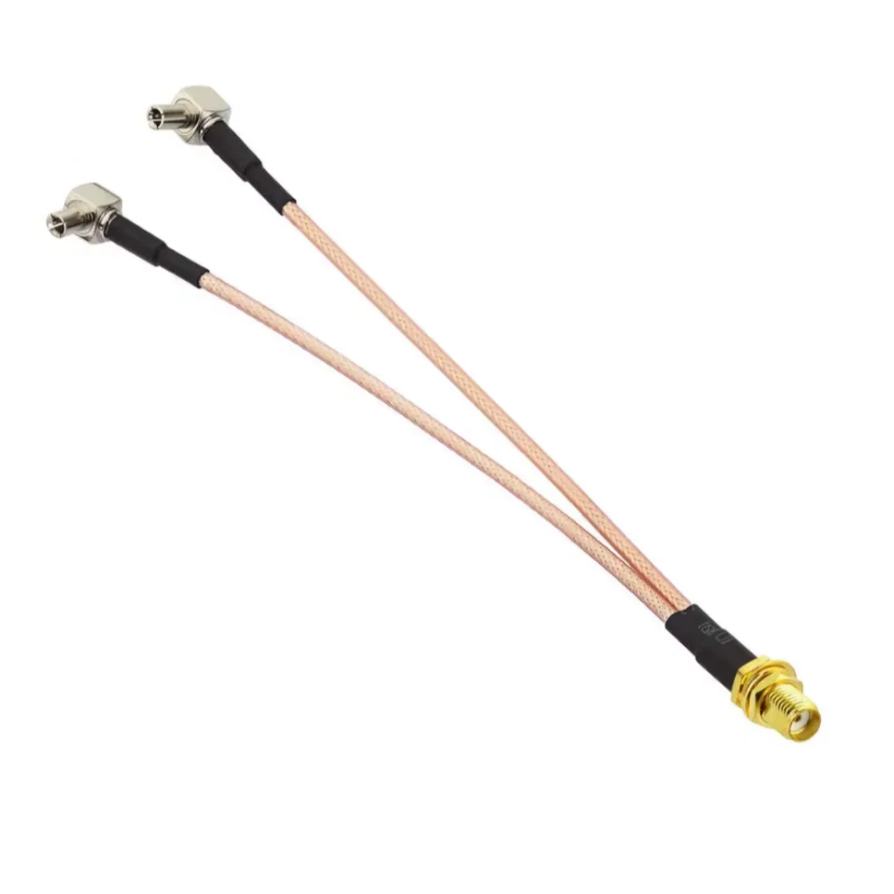 4G LTE antenna adapter TS9 connector to SMA female coaxial tail fiber 15/20cm compatible mobile modem hotspot MiFi router