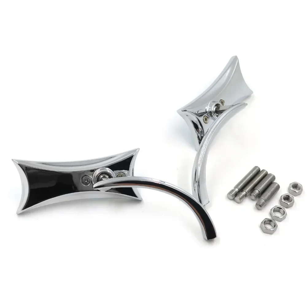 Diamond Rear Mirrors 4-Point Micro Mirrors for Suzuki Honda Kawasaki Victory Harley Davidson Aftermarket Motorcycle Accessories view 6