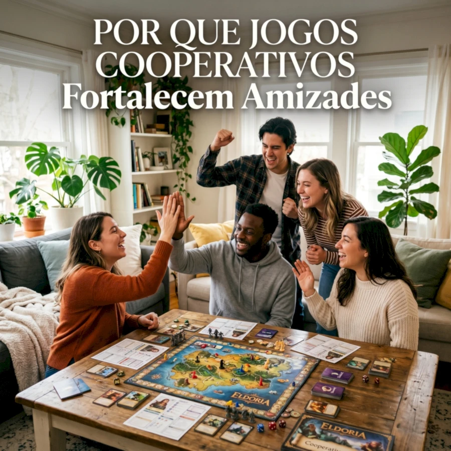 Por que jogos cooperativos fortalecem amizades
