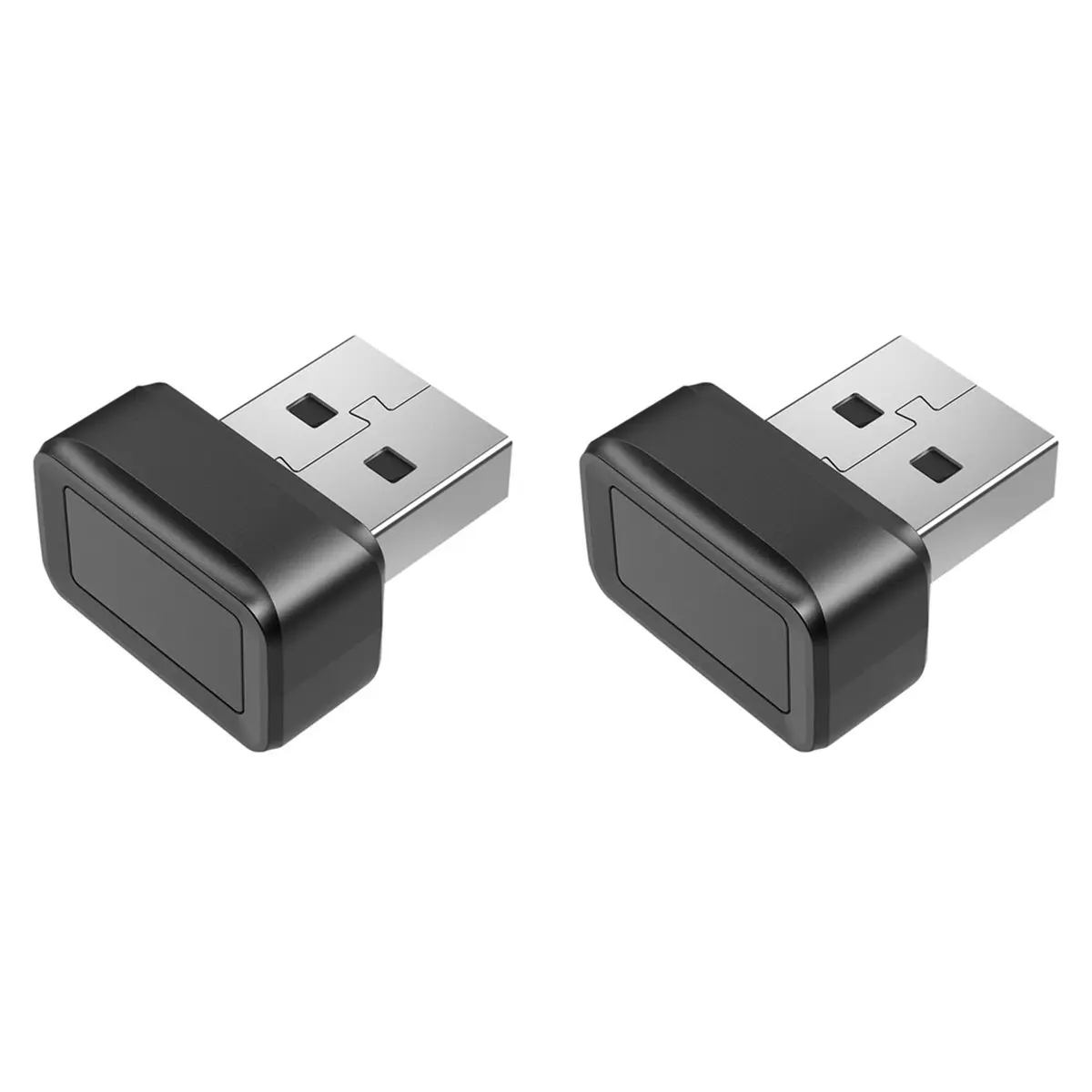 【BRILLIANT 】2X USB Fingerprint Key Reader FIDO U2F Security Key For Windows Hello Anti-Spoofing Speedy Matching Security Key,A