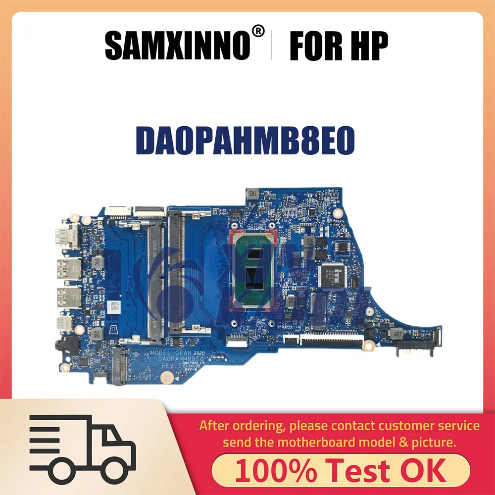 Computer Mainboard For HP 14S-DQ DA0PAHMB8F0 Laptop Motherboard CPU I3 I5 I7 11th Gen Full Tested DA0PAHMB8E0