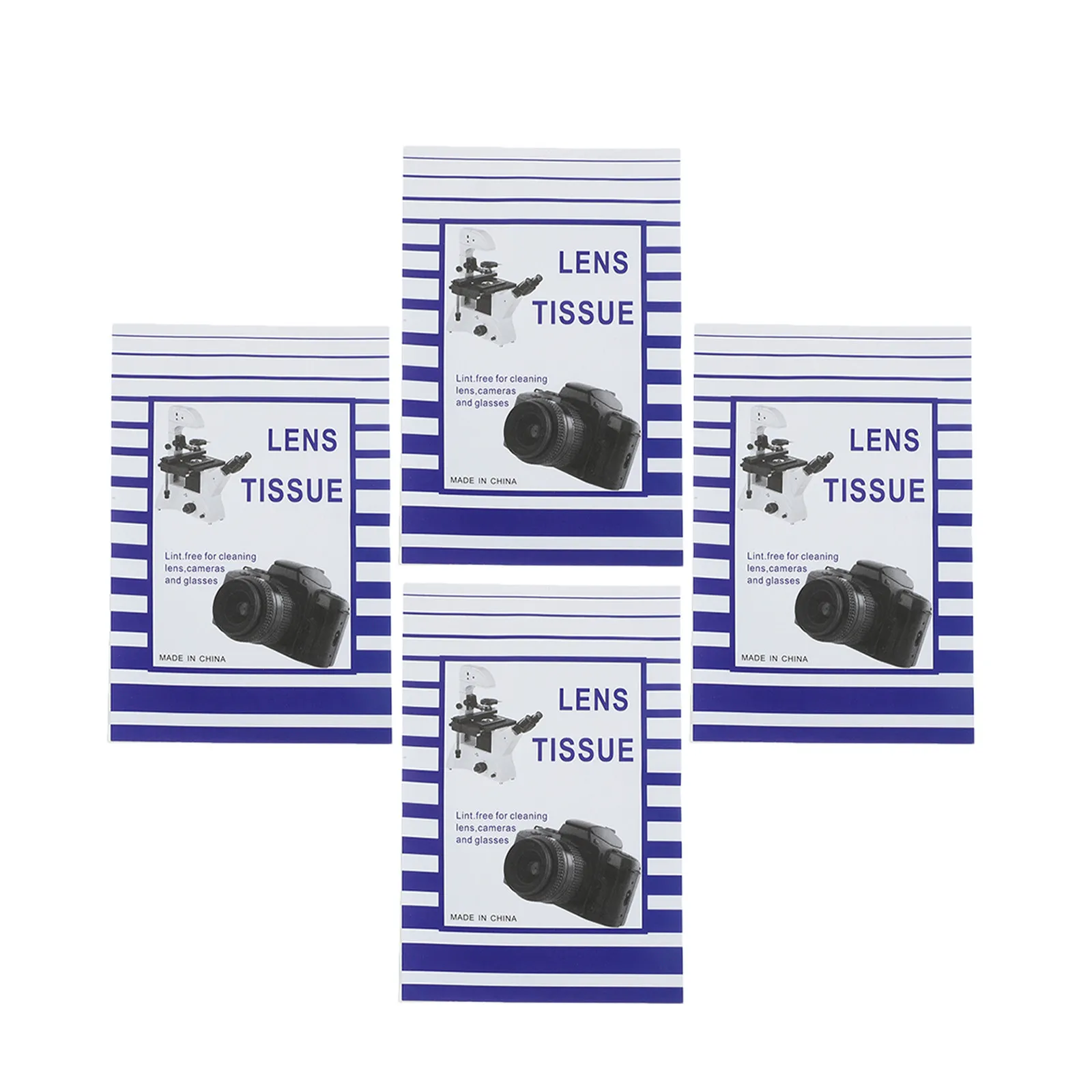 200Pcs Lens Cleaning Tissue Sheets 15x10cm Gentle Dry Wipes for Electronics Screens Glasses Camera Lenses Microscope Magnifier
