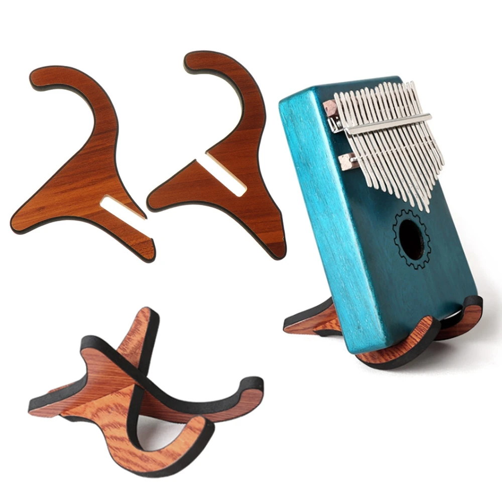 3 Styles Wooden Instrument Part Accessories Musical Strings Foldable Holder Vertical Ukulele Display Guitar Stand Rack