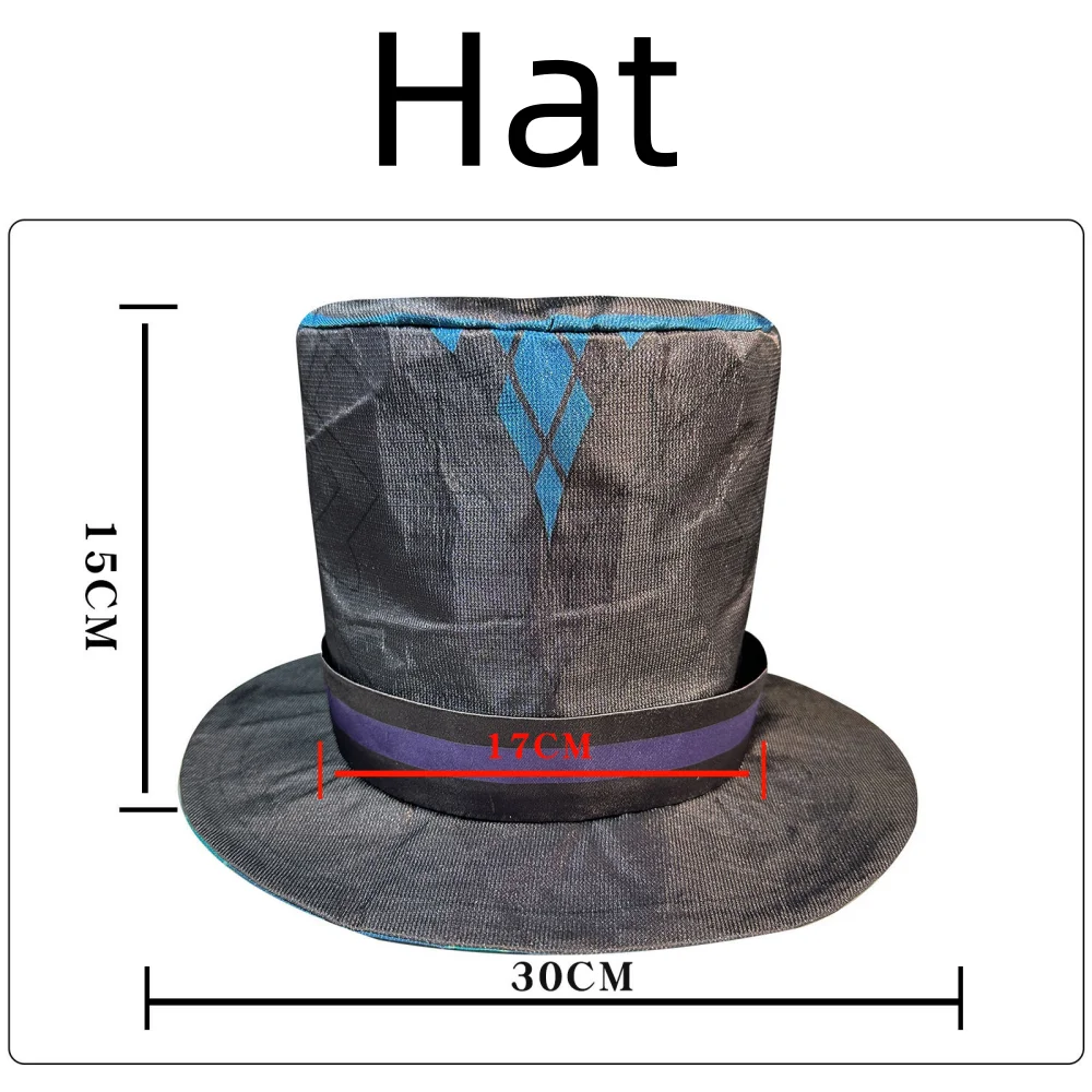 Disfraz de lycra para mujer, vestido con peluca, sombrero, zapatos, trajes de impacto, Bouffes d'ete, disfraces de Halloween