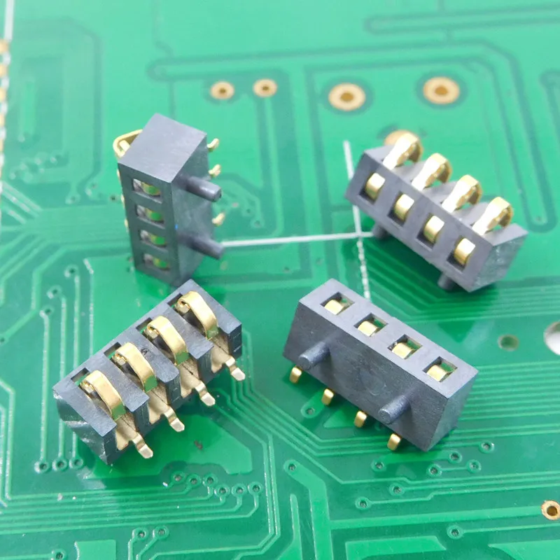 Borne de Contact de batterie BC-36, 5 pièces, 2.5mm, 1P2P3P4P, support conducteur de charge à ressort plaqué or, connecteur de Terminal de batterie