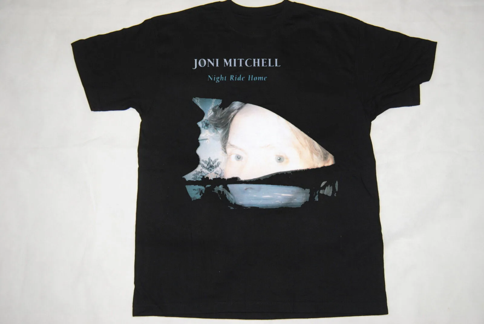 Night Ride Home Joni Mitchell Black T Shirt Cotton S 234XL