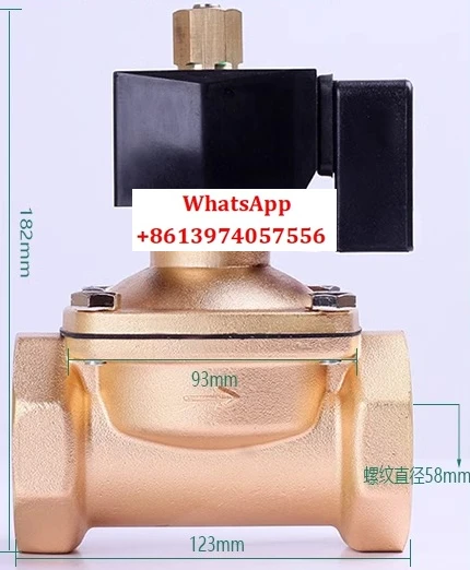 

Electromagnetic valve operates 24 hours without heating, AC220VDC24V waterproof, 4 minutes and 6 minutes to 2 inches