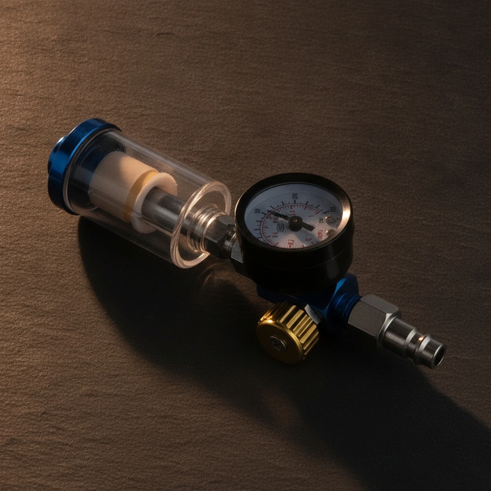 Spray Filter Long-Lasting Air Line Filter with Clear Shell Air Compressor Water Separator Quick Installation Stable Air Stream - view 4