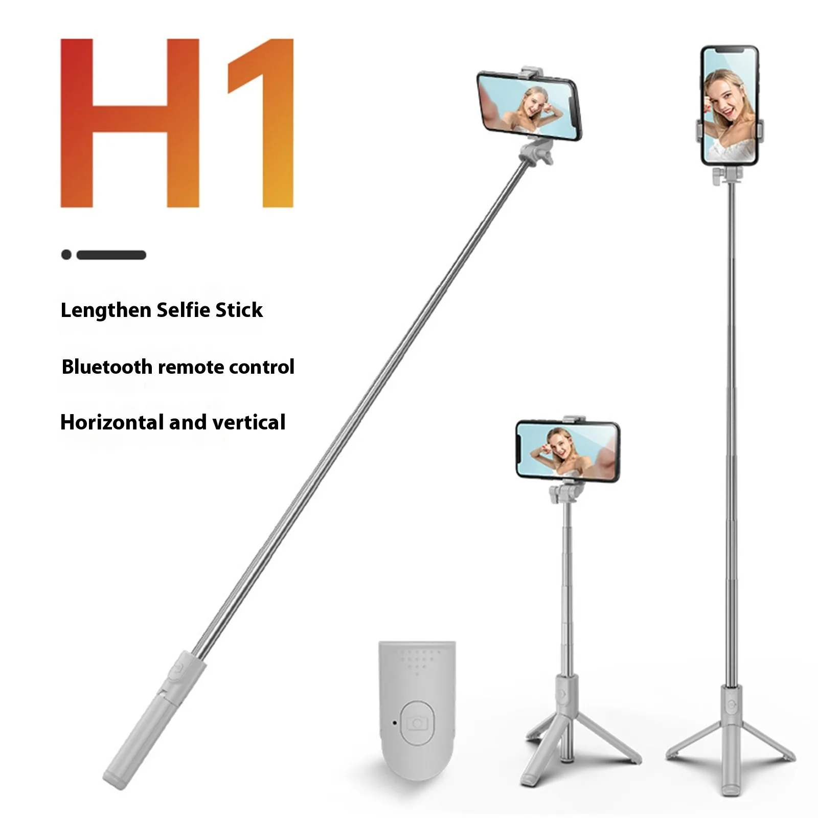 Selfie Stick Tripod Stable Tripod Stand With Detachable Remote Compatible With 15 Pro Max/15 /14/13 Photo Tent 24x24