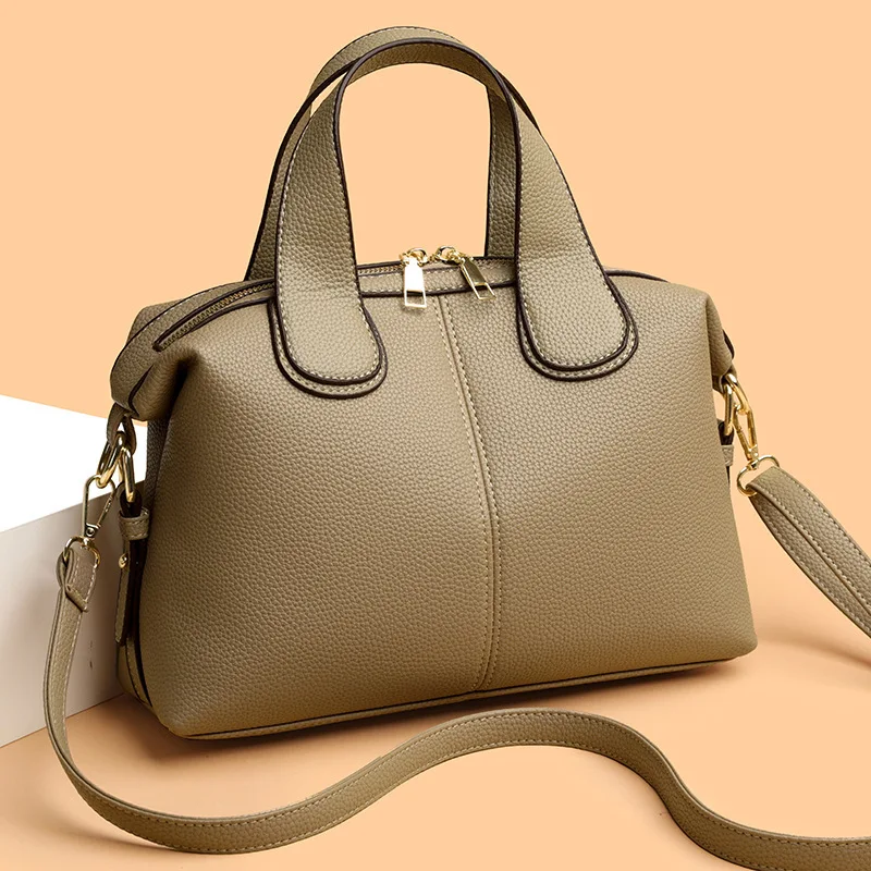 

PU leather pillow handbag, a niche retro style lightweight single-shoulder small bag, a commuter crossbody bag