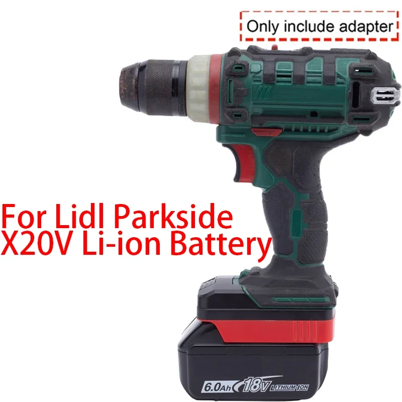 NEW Battery Adapter/Converter for Lidl Parkside X20V Li-ion tools to Makita 18V Li-ion battery adapter power tool accessories