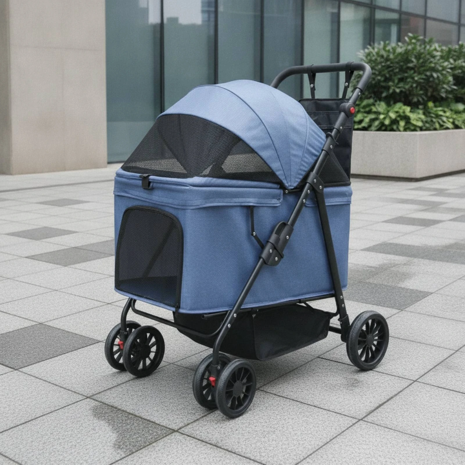 Коляска для животных с сетчаты – обзор и цена Pet Stroller Carrier
