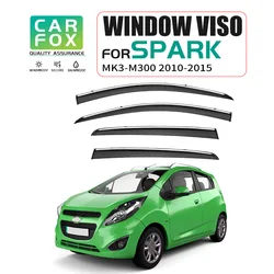 For Chevrolet Spark Window visor Weather Shield Side Window Deflector Car windshield weather shield Car accessories