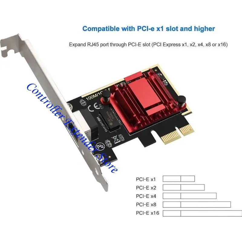 N84B 2.5G PCIe Networking Card Gigabit Card Rtl8125B 2500/1000/100 Мбит/с PCIe