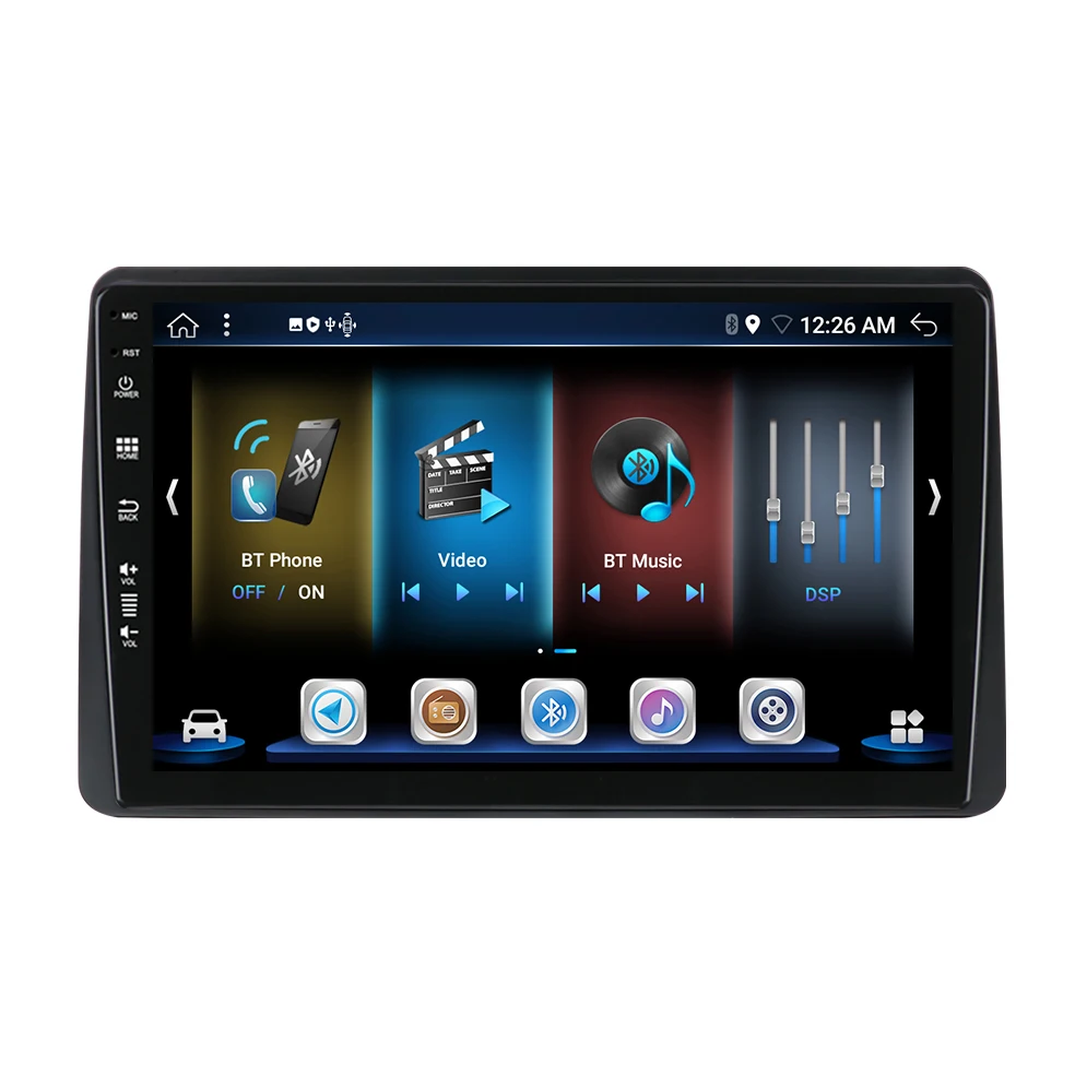 Touch Screen Stereo Car Radio Audio Multimedia  DVD Player GPS Navigation Android11 WIF  for Renault duster