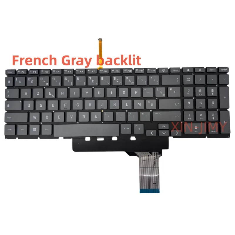 French Backlit Keyboard for HP Victus 16-D 16T-D 16-D0010CA 16-D0013DX 16-E 16-e0504nw 16z-e 15-FA 15-FB