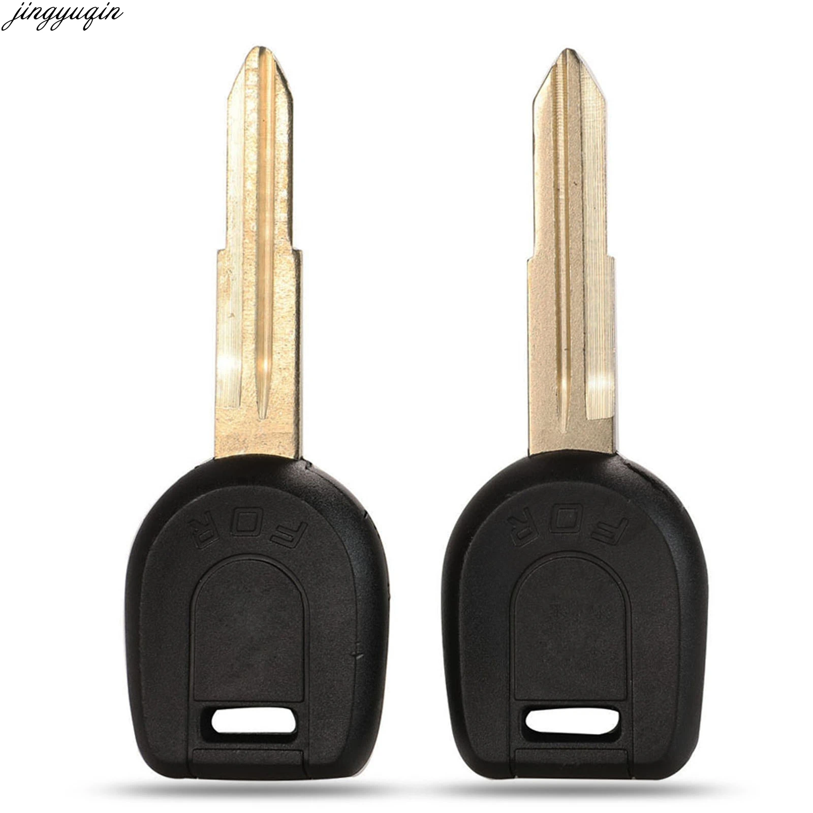 Jingyuqin Remote Car Key Case Shell For MITSUBISHI Colt Lancer Mirage Outlander Pajero Left/Right Blade No Transponder Chip Fob