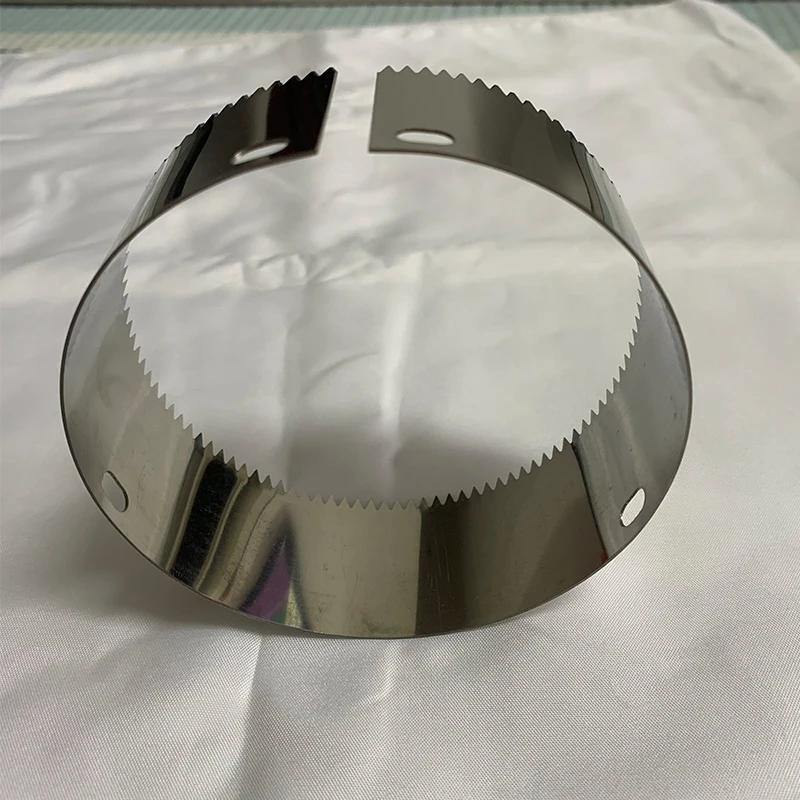 Fully Automatic Milk Tea Sealing Machine Serrated Knife 95 Type Film Cutting Blade Packing Machine Parts Customized