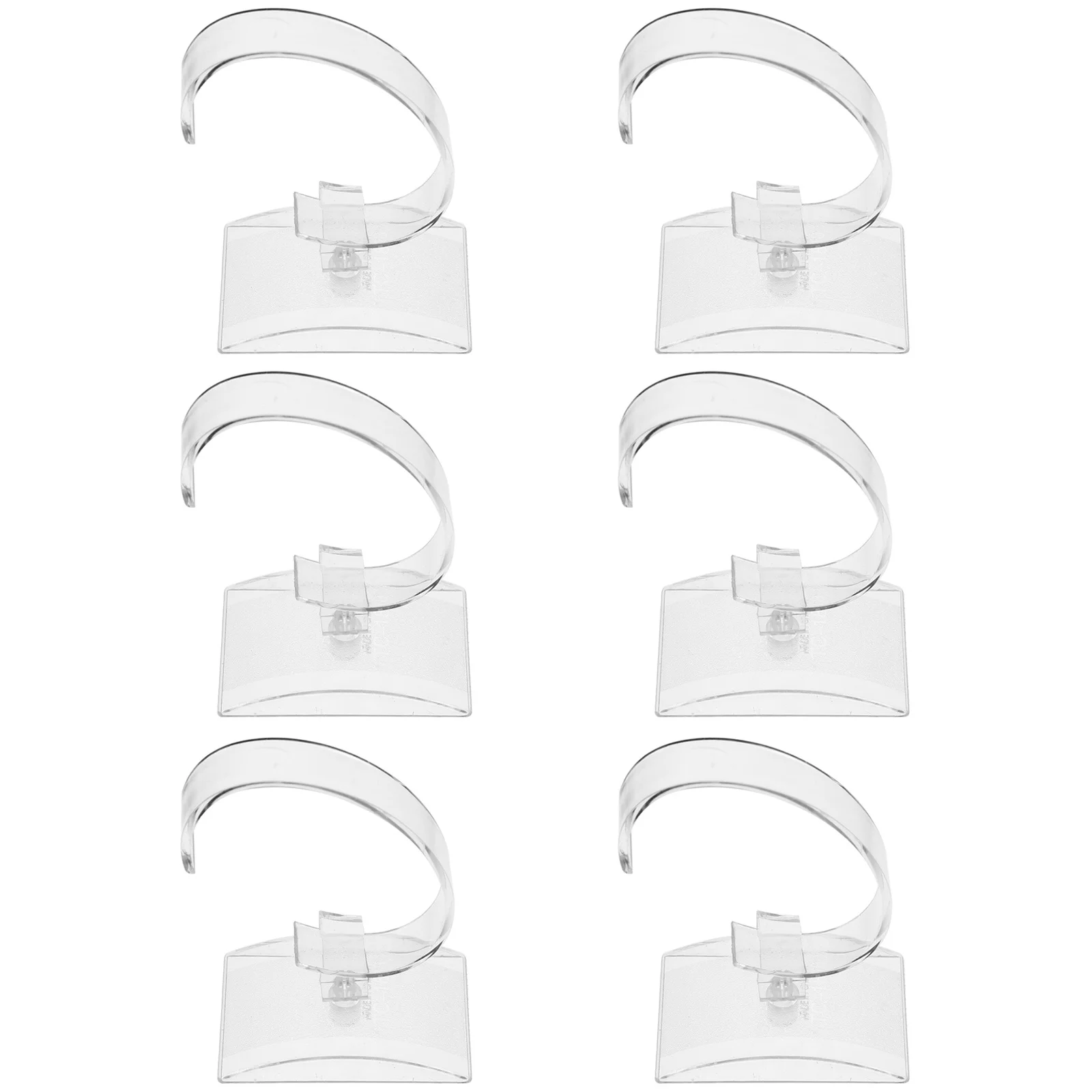6 قطع من رفوف الساعات المصنوعة من الأكريليك، حامل عرض أنيق للمحلات التجارية وطاولات الزينة، حامل أساور #4