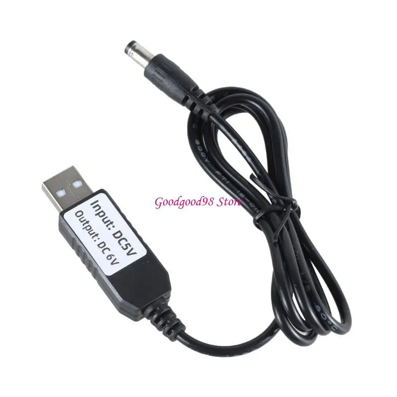 USB Battery Eliminators Line USB 5V 2A to 4x1.5V LR20 D Dummy Battery Power Cable for Desk Lamps Instruments