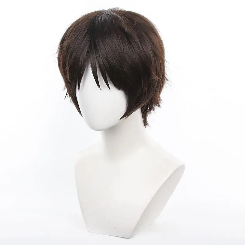 AOT エレン・イェーガー コスプレウィッグ acgn 展示会ハロウィンコスプレ学校のフェスティバルやパーティーに最適