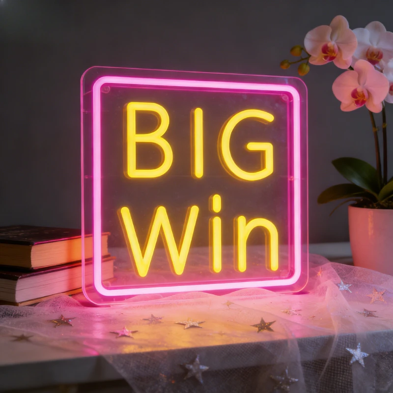 big-win-led-ネオンサイン-ピンク-ホームデコレーション-寝室-パーティー-バー-結婚式-成功祝い-モチベーションを高めるウォールアート-照明ギフト