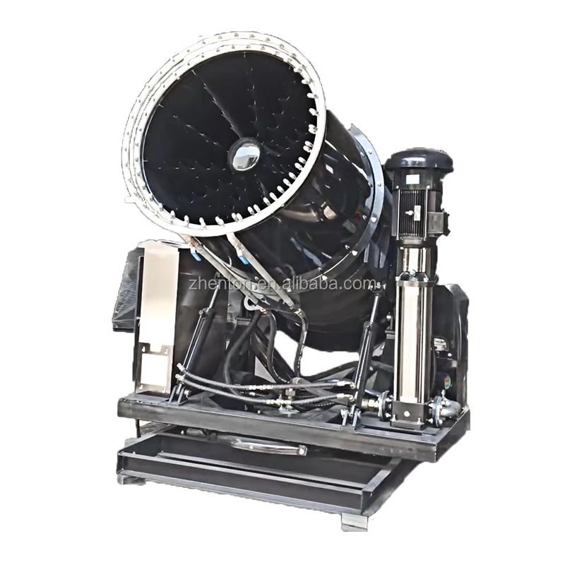 Противотуманная пушка для порта сноса, контроль загрязнения пыли, вентилятор распылителя тумана, автоматический пульт дистанционного управления, промышленный