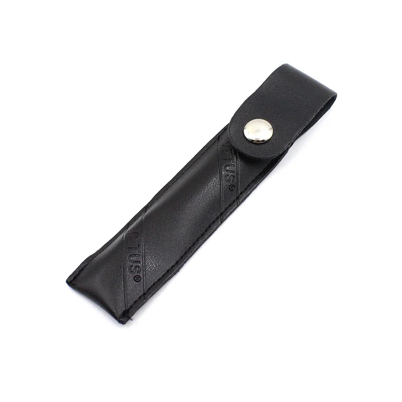 Vetus False Eyelash Planting Tweezers Gold Feather / Dolphin Shape Stainless Steel Pinzas with leather Case