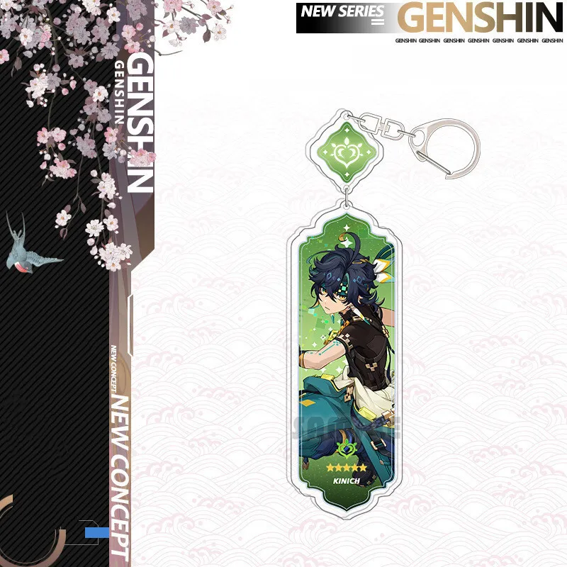 Genshin Impact Acrylic Pendant Furina Arlecchino Mavuika Xilonen Citlali Hanging Keychain Bag Pendant Celebrate Keyring Gift
