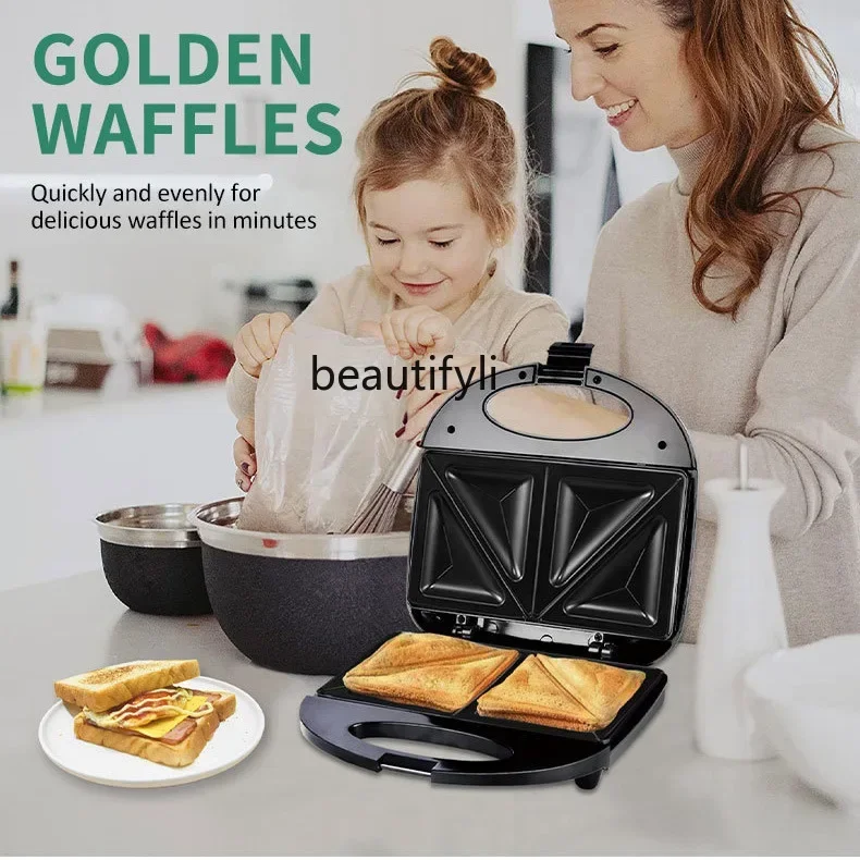 smt61 Sandwich machine Stainless steel Multifunctional breakfast  Bread machine Small household light food machine
