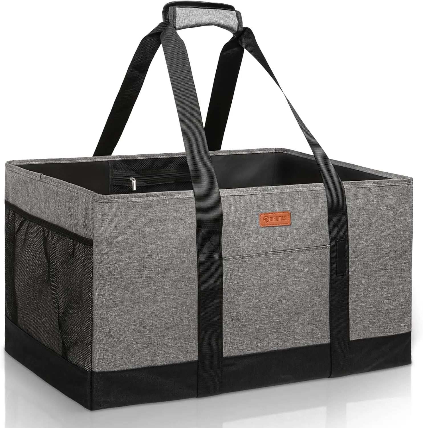 MHOMER Reusable Grocery Bags Extra Waterproof Large Utility Tote Bag with Carrying Handles Foldable Shopping Bags for Storage Sp