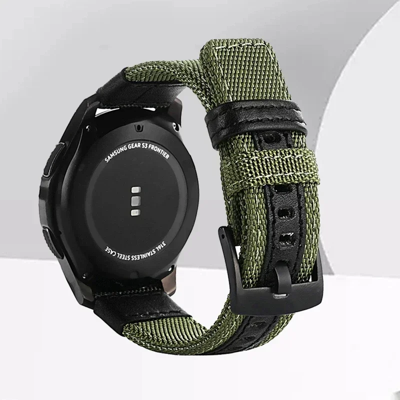 20 mm 22 mm Nylonarmband für Samsung Galaxy Watch 7 FE 6 5 4 40 mm 44 mm gewebtes Band für Huawei GT5 Pro 46 mm GT4/3Pro Sportarmband