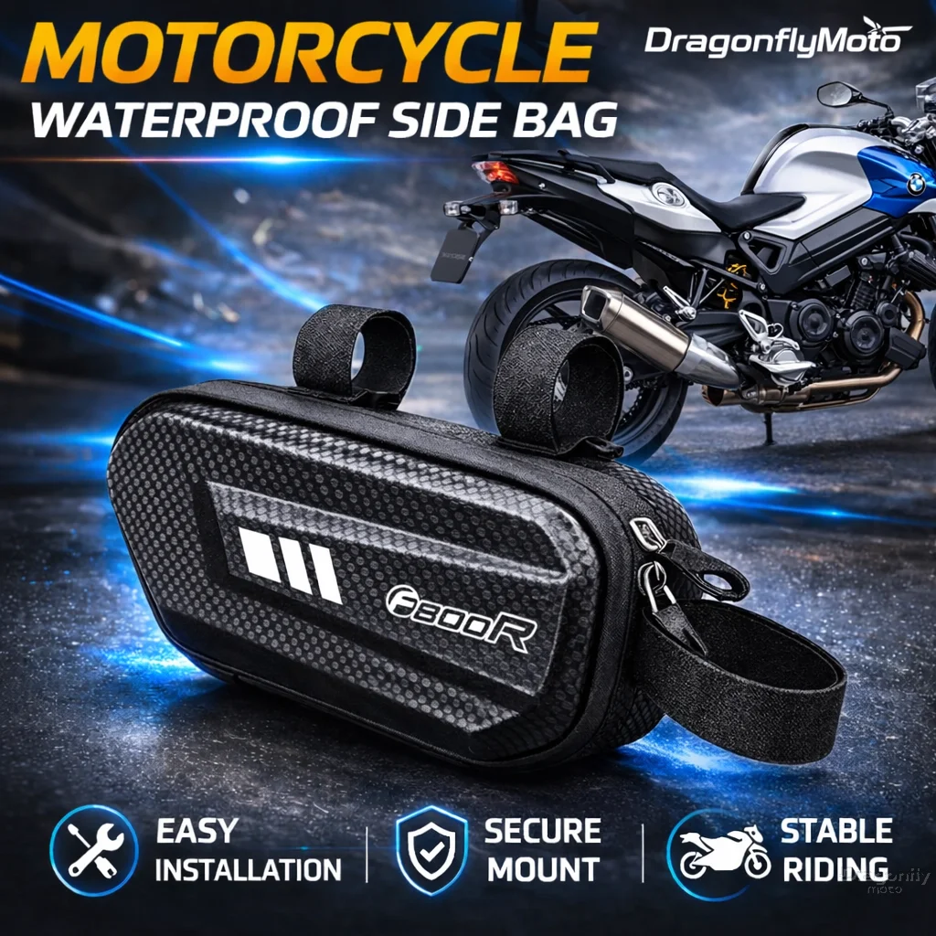 

Large Capacity Motorcycle Side Bag For BMW F800R F 800R 800 R 2009-2016 2011 2012 2013 Waterproof Multifunctional Storage Pouch