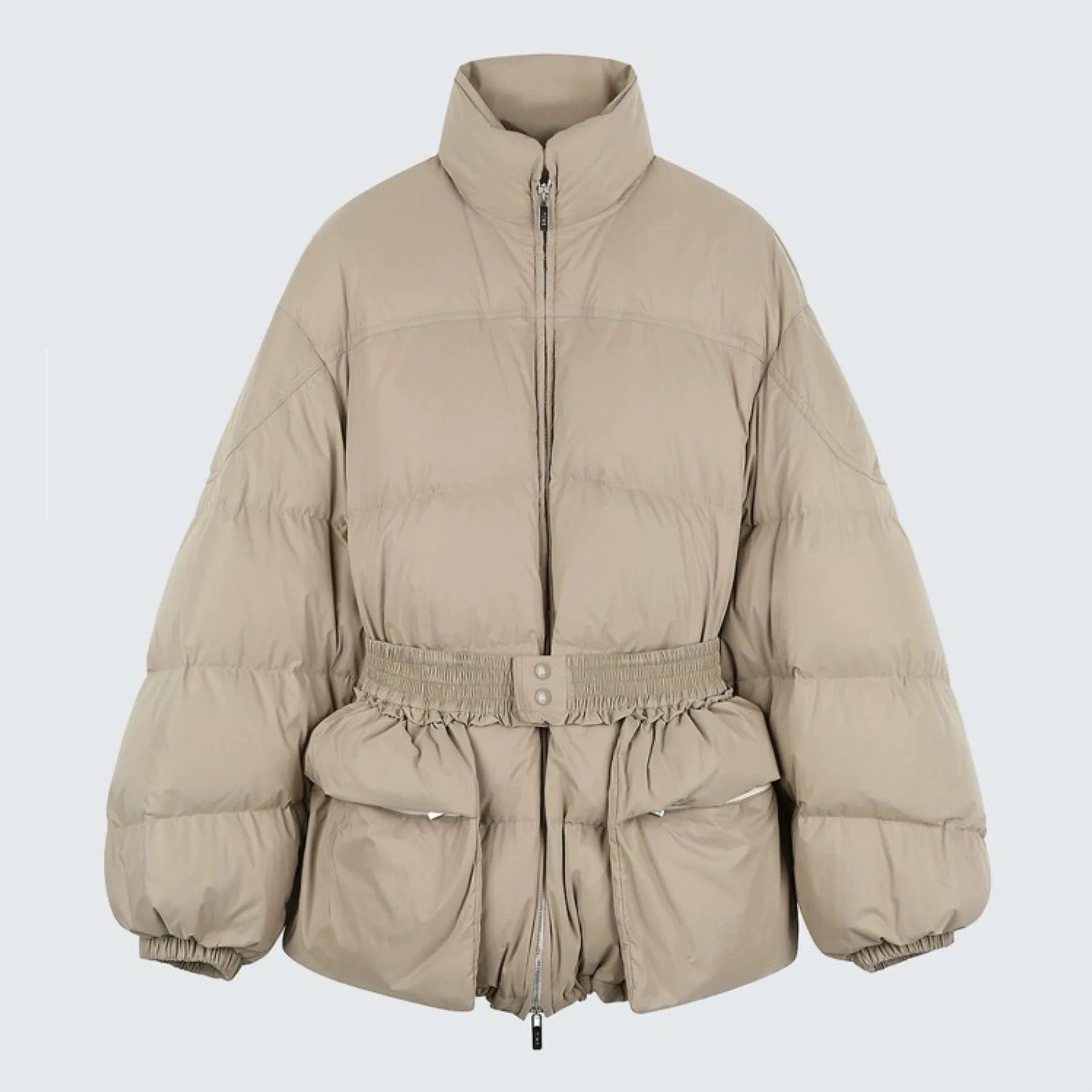 دافئ ثي أورث أوزة أسفل Jaet Tim25 الشتاء Ele طوق التخسيس الخصر تصميم الليمون الجبن Sle تخفيف Faion Ladie... #3