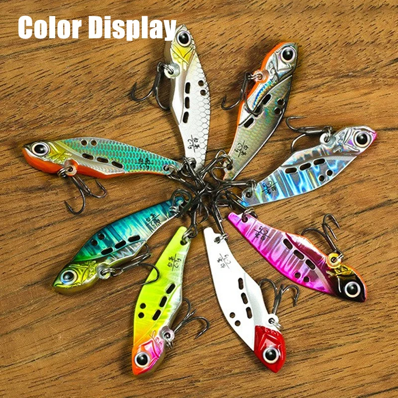 VIB Angelköder 3g 5g 7g 10g 14g Spinner Löffel Vibrationsköder Sinkender Jerkbait Swimbait Metall-Jig Löffelköder Crankbait Bass Forellen Köder – Detail 8