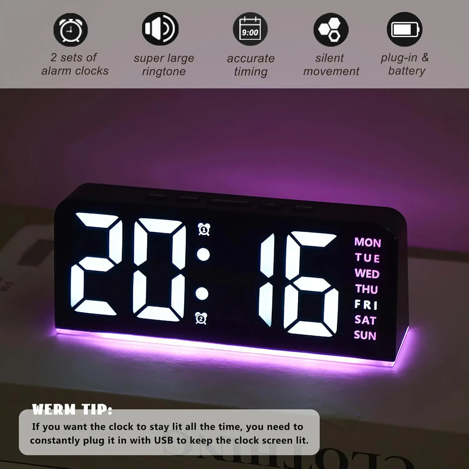 #12 Latest LED Bedside Alarm Clocks Updates