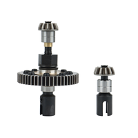 2Pcs Metal Front and Rear Drive Gear Set EA1056 EA1058 for JLB Racing CHEETAH 11101 21101 J3 1/10 RC Car Upgrade Parts