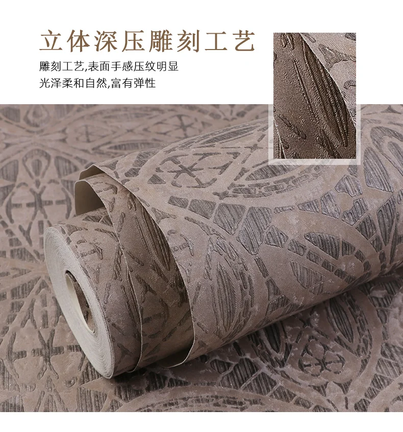 European Luxury Flower Wallpaper 3D for Bedroom Living Room Tv Sofa Background Wall Paper Roll for Beauty Salon Home Walls