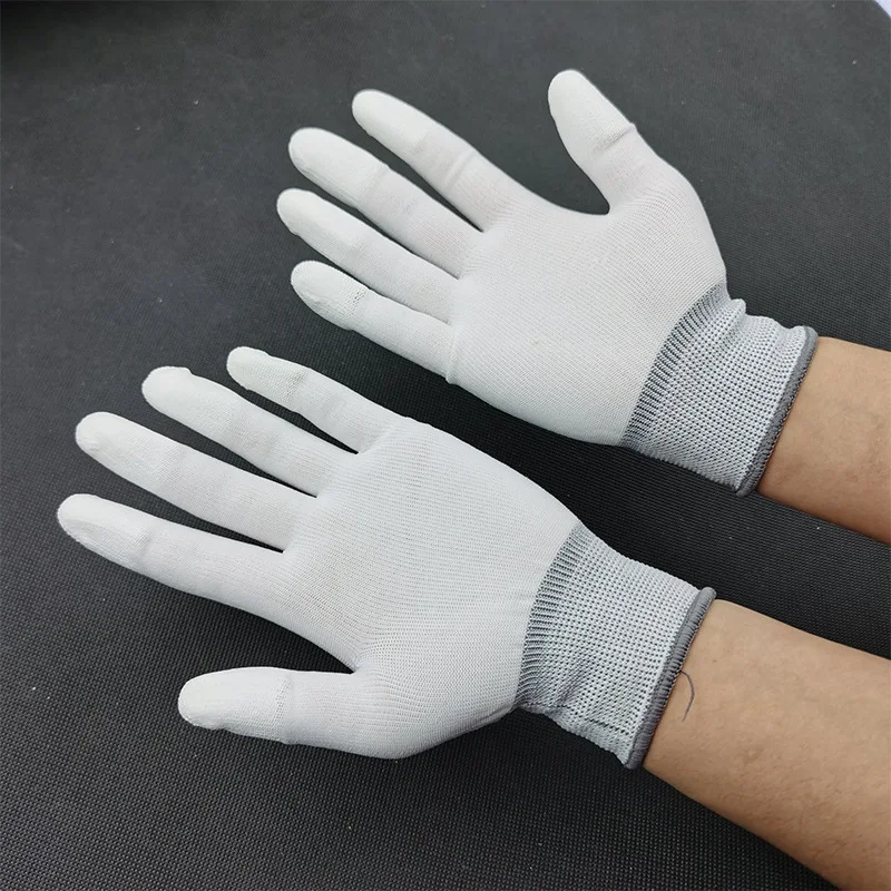 Free shipping 48 pcs/lot=24 pairs/lot 13 needle ordinary white nylon gloves Breathable gloves for home use