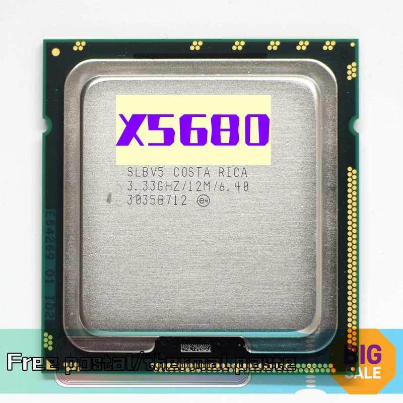 

Процессор Xeon X5680 3,33 ГГц шестиядерный LGA 1366