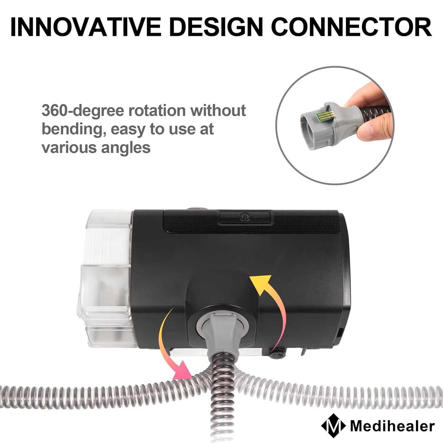 أنابيب خط المناخ لـ Airsense 10 وAircurve 10، أنبوب تسخين الهواء متوافق مع Resmed، أنبوب بديل مزود بـ Medihe