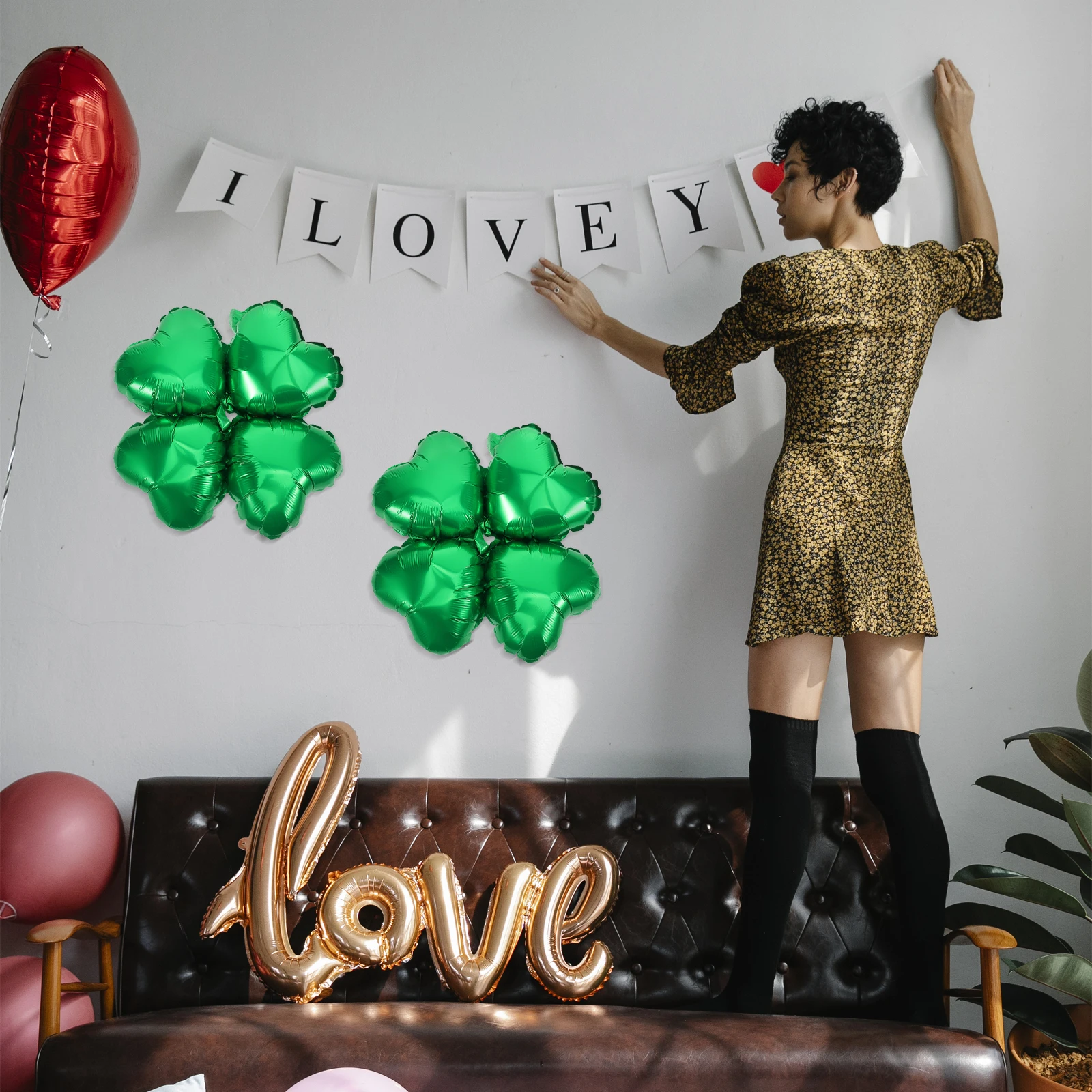 

50pcs Heart Shaped Balloons Red Foil Reusable Wedding Festival Party Supplies Balloons
