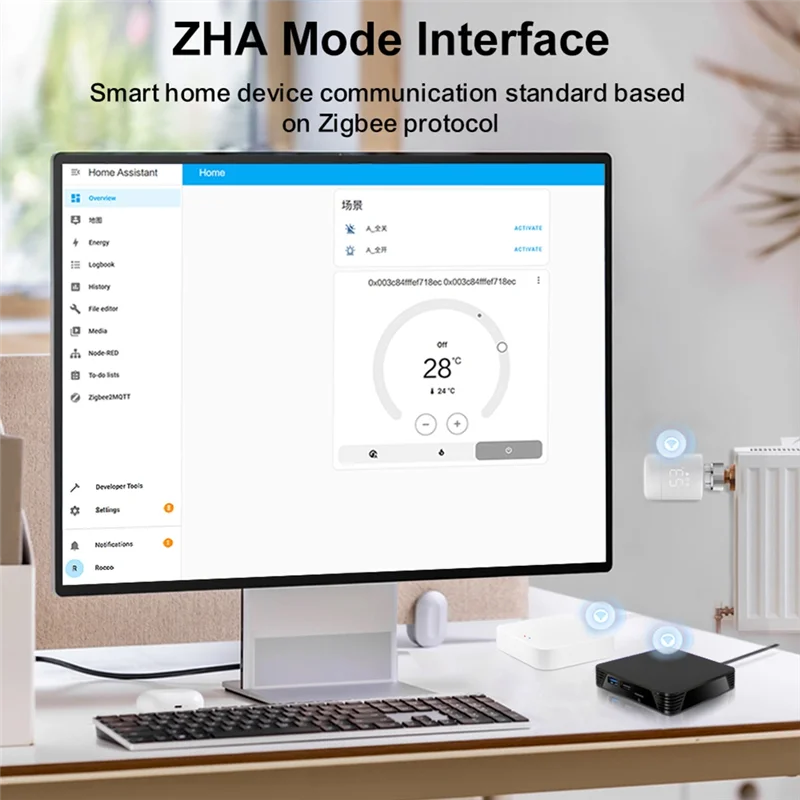 【FAVORITE!】Quad-Core Cortex-A53 4G Plus 32G USB 3.0/2.0 Porta Smart Home Box Gateway Assistente domestico Supporta Zigbee2mqtt,ZHA, Hom