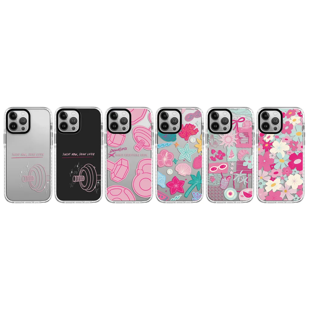 

Multicolor Flowers Acrylic Border Magnetic Phone Case Cover for IPhone 12 13 14 15 16 17 Pro Max Case