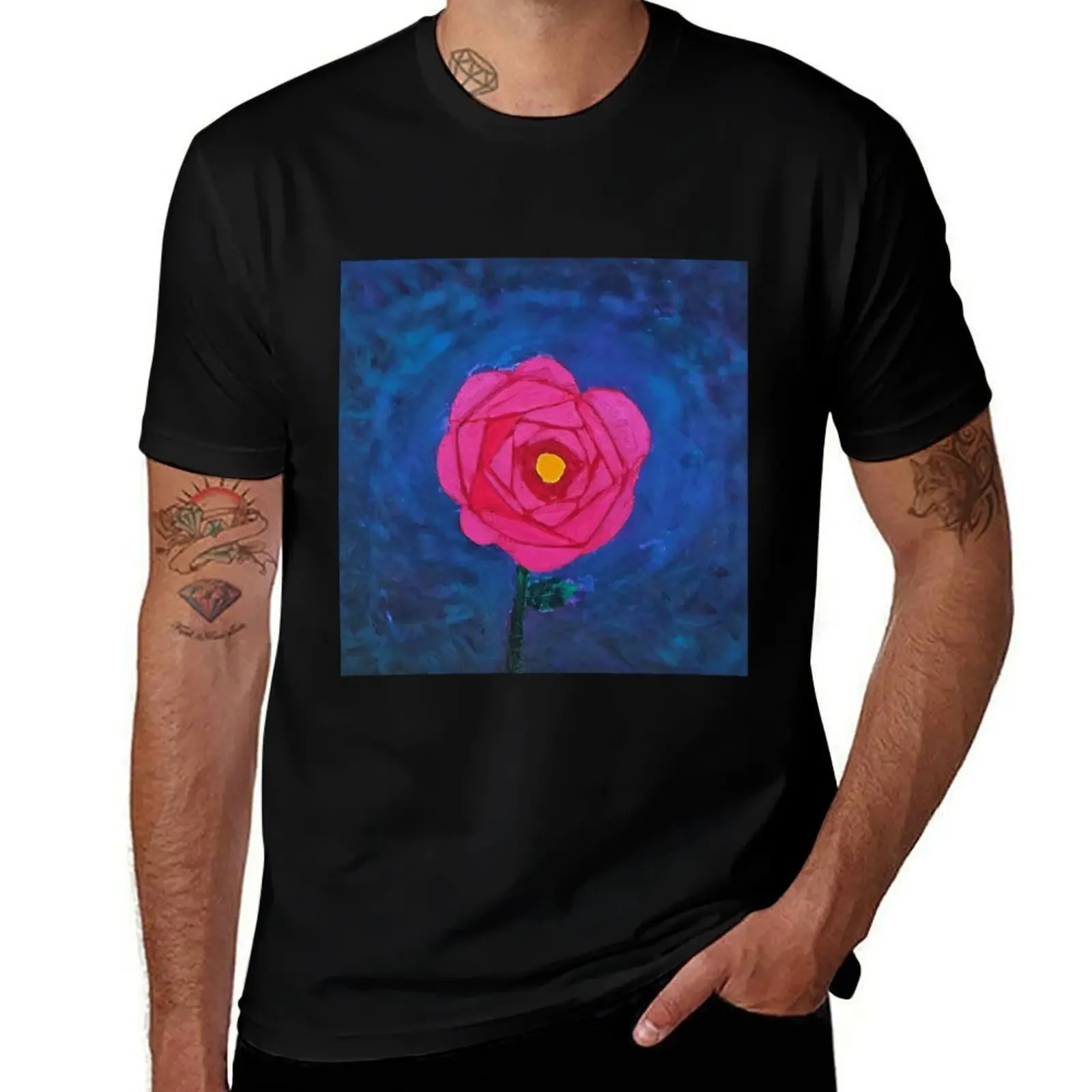 

Darkling Rose T-Shirt summer 2025 graphic shirts custom t shirt customs mens plain t shirts
