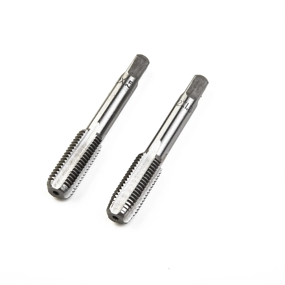 1 Pair Metric Screw Thread Tap Right Hand Straight Fluted Fine Thread Metric Hand Tap For Stainless Steel And Die Steel