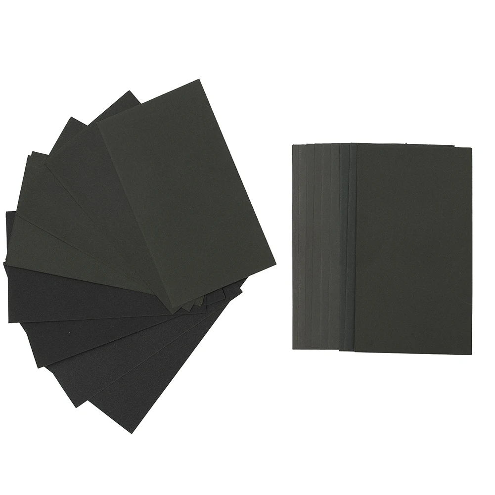 18Pcs 400-3000 Grit Sand Paper Sheets Silicon Carbide Home Coarse Polishing Car Metal Glass Ceramics Wood Sandpaper Wet Dry